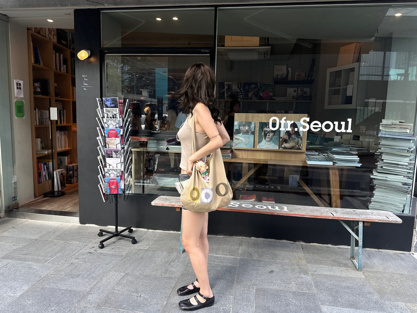 [ 店主推薦 - 現貨 ] ‘O’ Mesh Reversible Tote Bag ( 白色/黃色現貨 )