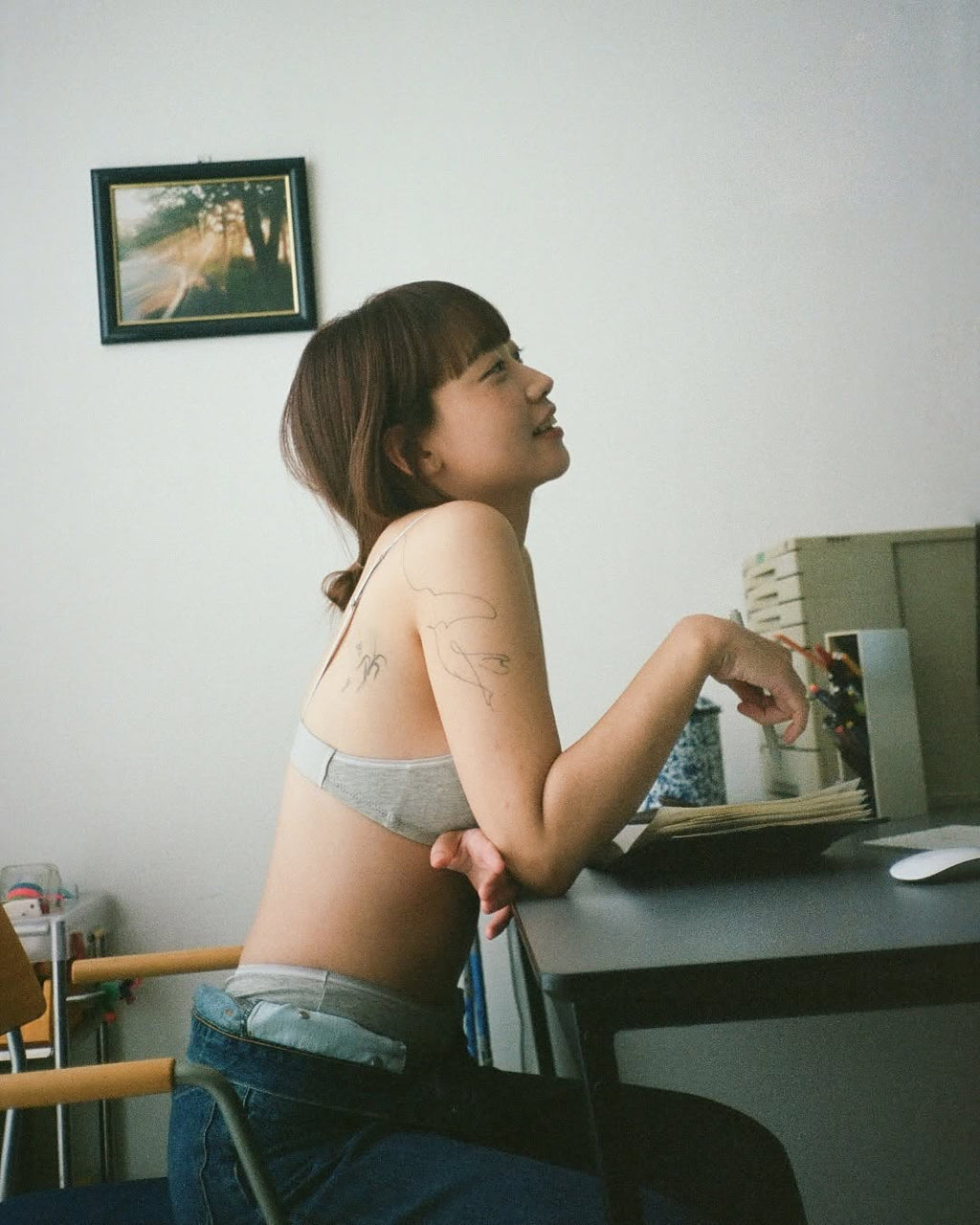 [ Pre-order ] 全棉內衣套裝 👙 Organic Oh! Bra Panty SET ( 內附胸墊 )