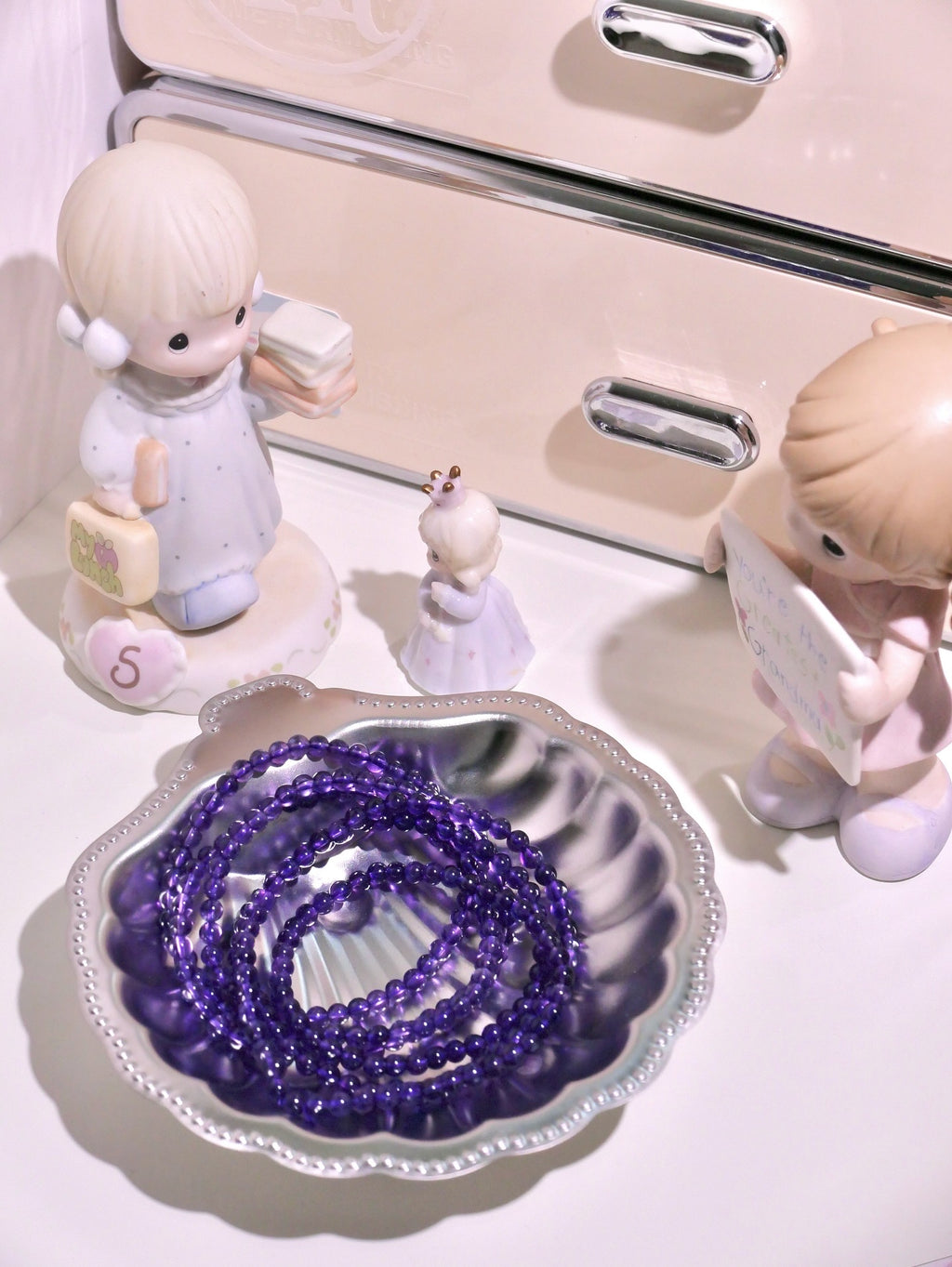 [ 現貨 ] 紫水晶多圈 4mm Natural Amethyst Bracelet