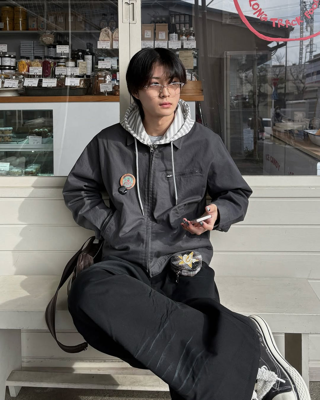 [ Pre-order ] TCM Stripe Hooded Zip-up