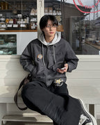 [ Pre-order ] TCM Stripe Hooded Zip-up