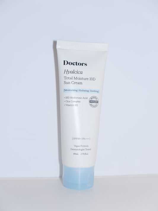 [ Pre-order ] Doctors💧B5鎮靜水感保濕防曬 Hyalcia Total Moisture 10D Sun Cream SPF50+PA++++