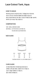 [ 29/6 完結優惠 Pre-order ] Lace Cutout Tank