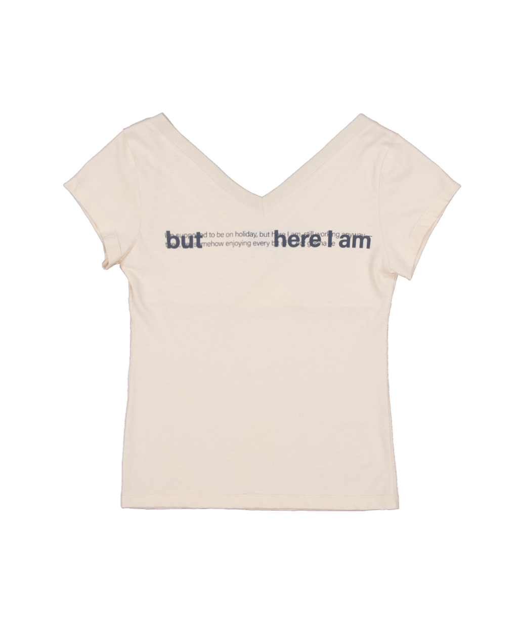 [ 29/6 完結優惠 Pre-order ] Deep Back V Tee