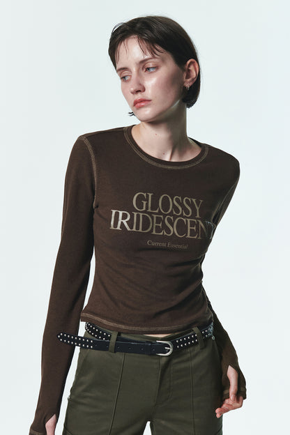 [ 已停產 ] Current Iridescent Long Sleeve Tee