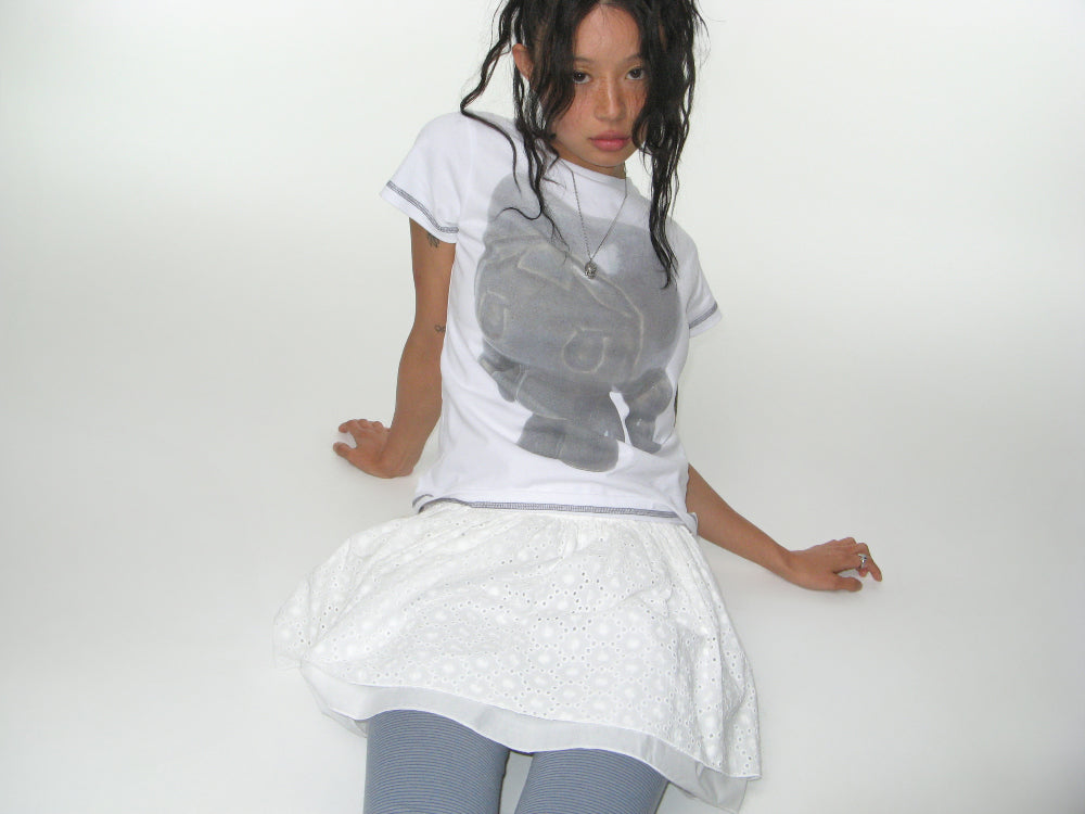 [ Pre-order ] Flower Punching Skirt