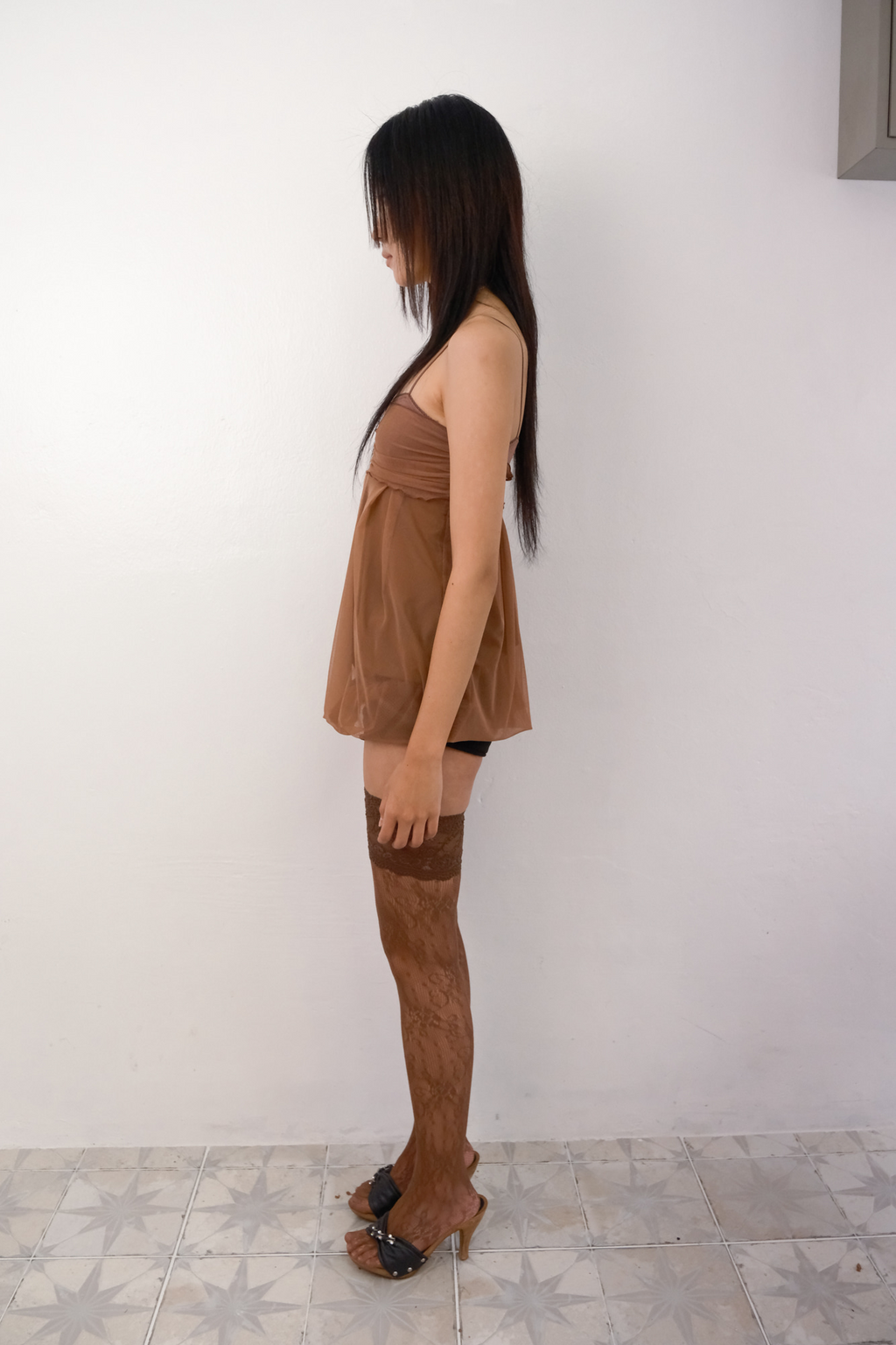 [ Pre-order ] Mesh Fluff Mini Top ( 部分顏色需要30/12才順延出貨 )