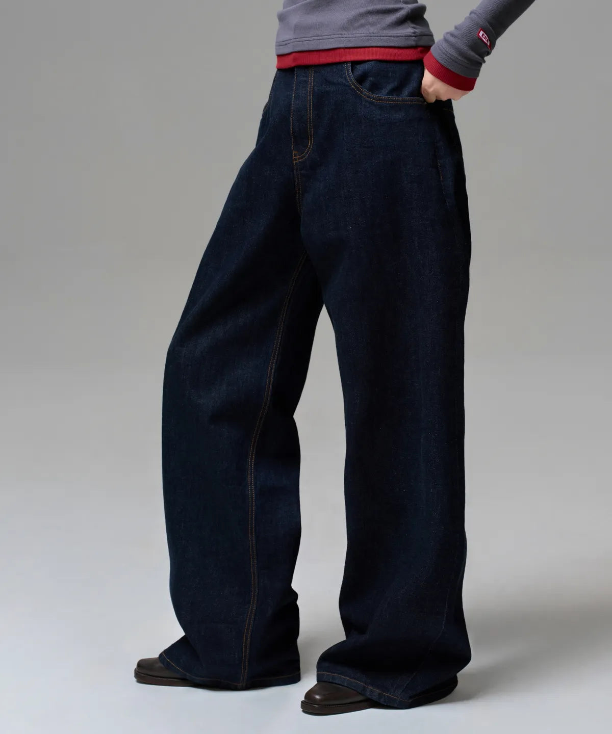 [ Jennie 同款 Pre-order ] Women Era Wide Fit Denim Pants