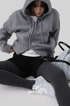 [ 已停產 ] Casual Knit Hood Zip-up