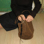 [ 店主強推 Pre-order ] 0016 Soft Bucket Bag ( 送吊飾&小pouch )