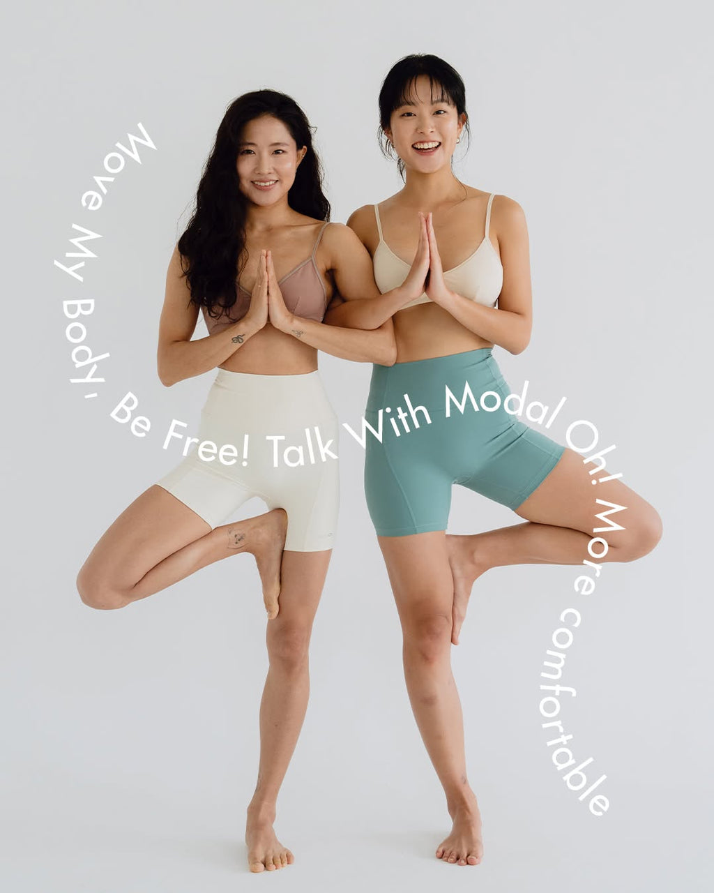 [ Pre-order ] 莫代爾內衣套裝👙 Modal Oh! Bralette Panty SET ( 內附胸墊 )