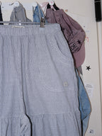 [ Pre-order ] Shirring Rouch Pants