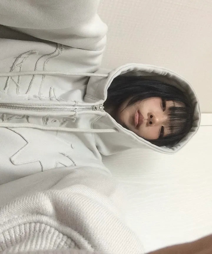 [ Pre-order ] 3 Star Logo Zip Hoodie