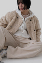 [ 已停產 ] Casual Knit Hood Zip-up