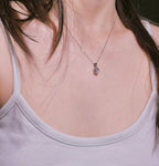 [ Pre-order ] TSC016 葡萄石純銀S925頸鏈 Natural Prehnite Silver Necklace