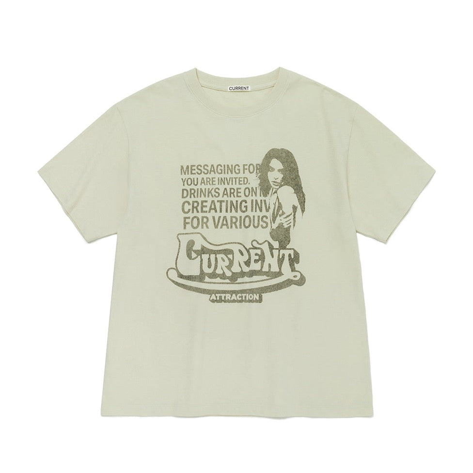 [ 已停產 ] Current Typo Semi Overfit Tee