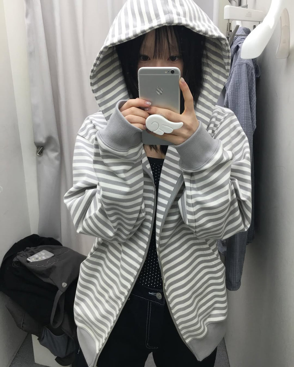 [ Pre-order ] TCM Stripe Hooded Zip-up