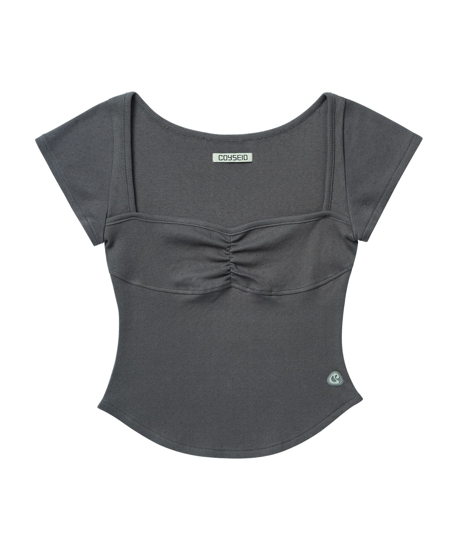 [ Pre-order ] Coyseio Punching Shirring Top