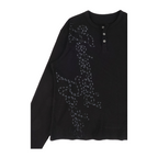 [ Pre-order ] Asteroid Rodeo Henry Neck LS T-Shirt Ivory