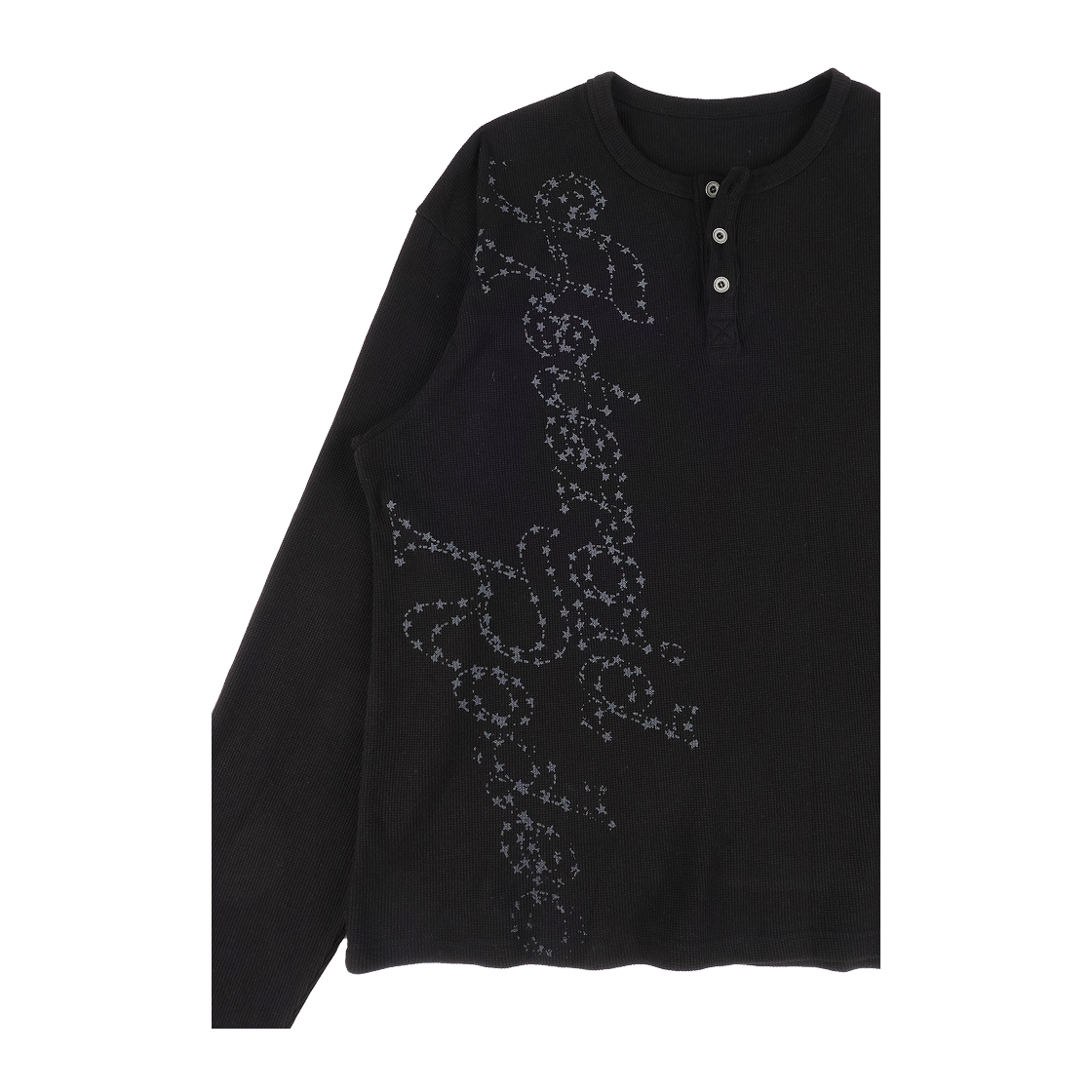 [ Pre-order ] Asteroid Rodeo Henry Neck LS T-Shirt Ivory