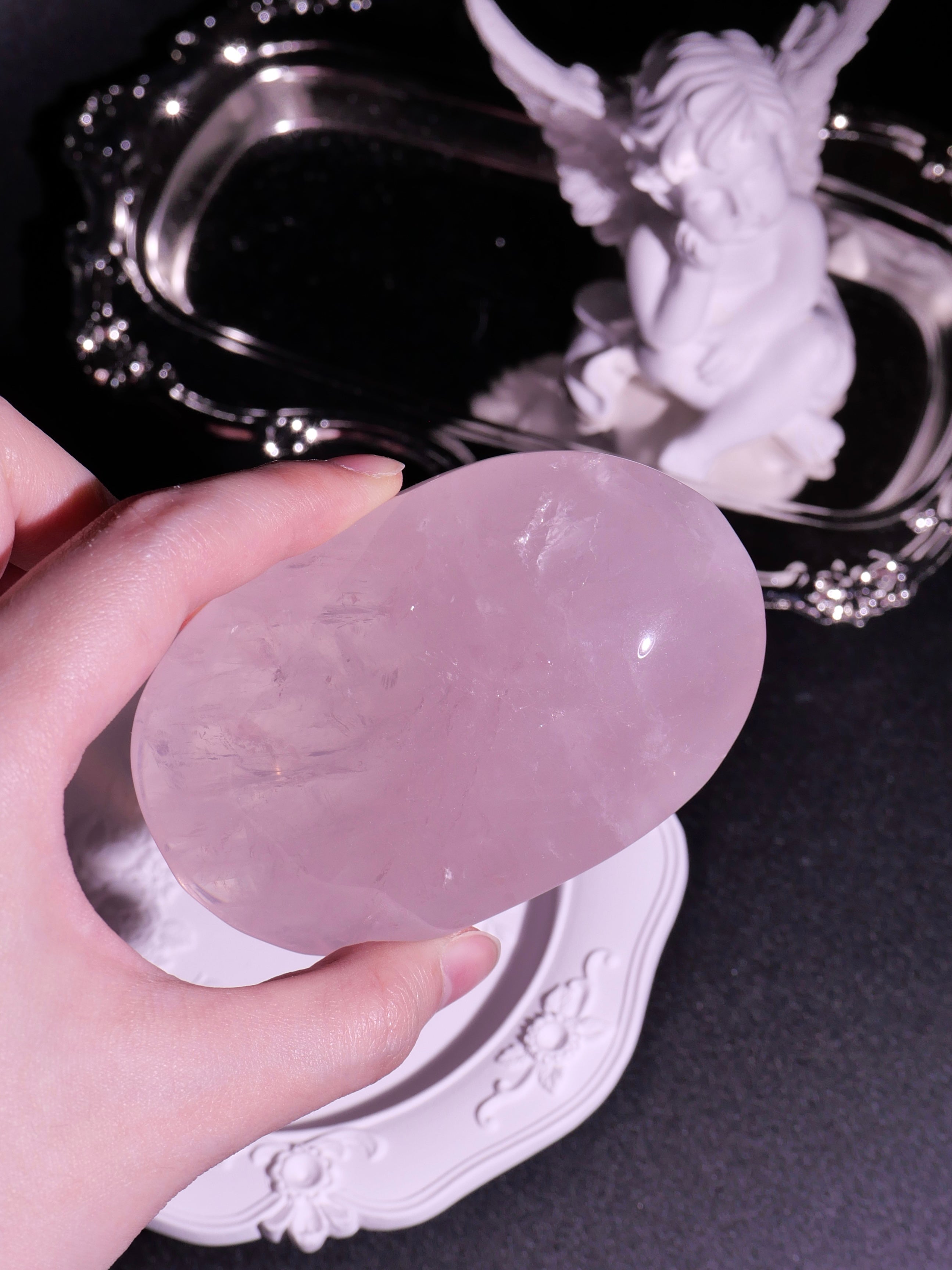 [ 現貨 ] TSCS032 粉晶手握 Natural Rose Quartz