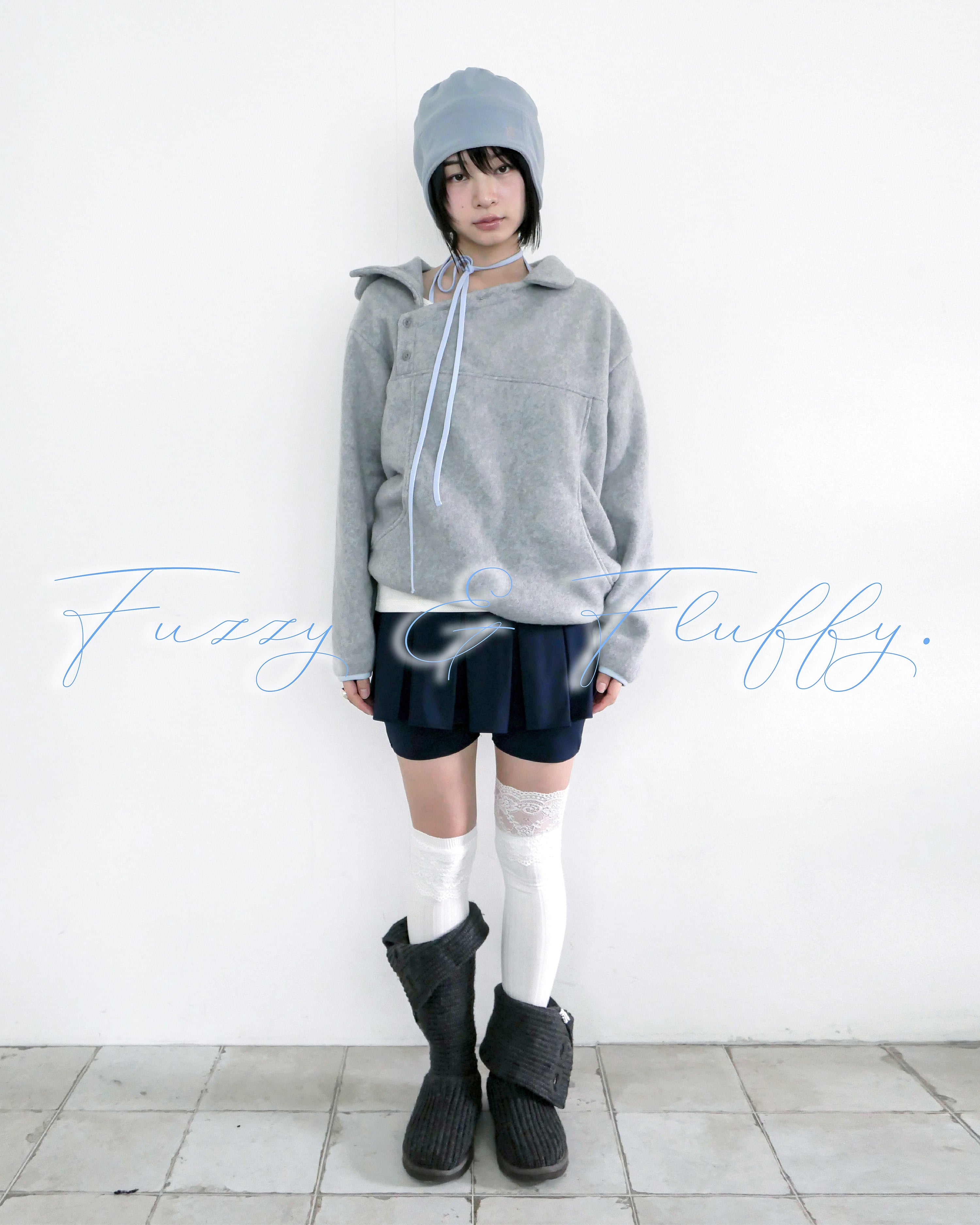 [ Pre-order ] Reversible Fleece Beanie