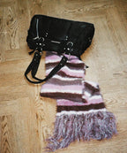 [ Pre-order ] Striped Hairy Bold Muffler