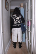 [ Pre-order ] Space Cow Cowichan Knit Jacket Grey