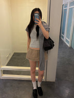 [ Pre-order ] Hayden 헤이든 스티치 페니로퍼 - 4colors