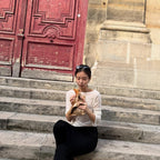 [ Jennie同款 ] Lettering Sheer Long sleeve