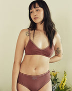 [ Pre-order ] 全棉內衣套裝 👙 Organic Oh! Bra Panty SET ( 內附胸墊 )