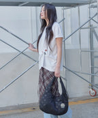 [ Pre-order ] Dot Padding Bag (BK)