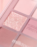 [ 店主自留 - 現貨 ] Milk Touch X Happyrim🥣九宮格眼影盤🥛 ( 臥蠶/提亮/陰影/胭脂/鼻影都有! )