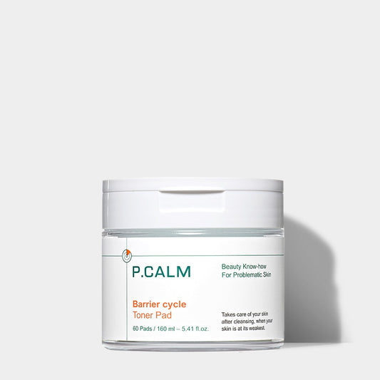 [ 痘敏肌/乾敏肌推薦 ] P.calm 🌱 舒敏修護棉片 Barrier Cycle Toner Pad 60片