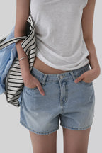 [ Pre-order ] Autumn Made Micro Denim Shorts
