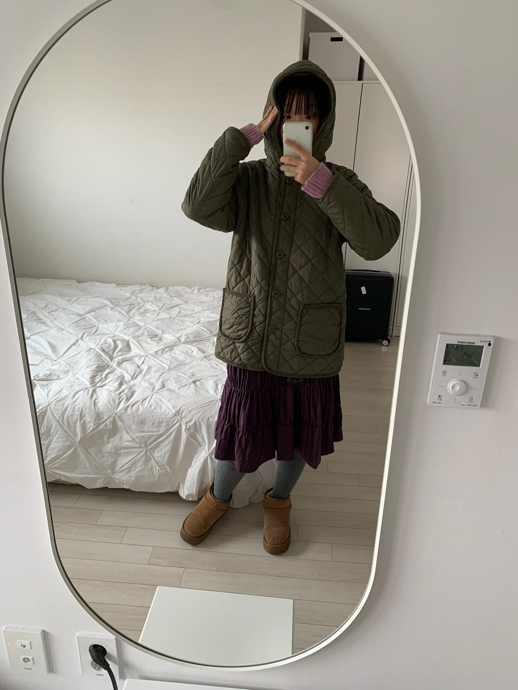 [ 店主推薦 Pre-order ] PWC JERSEY SHIRRING TIERED MIDI SKIRT