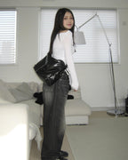 [ KR0475 ] 超軟熟氣質長袖露肩上衣兩色入 Daisy Drape Top