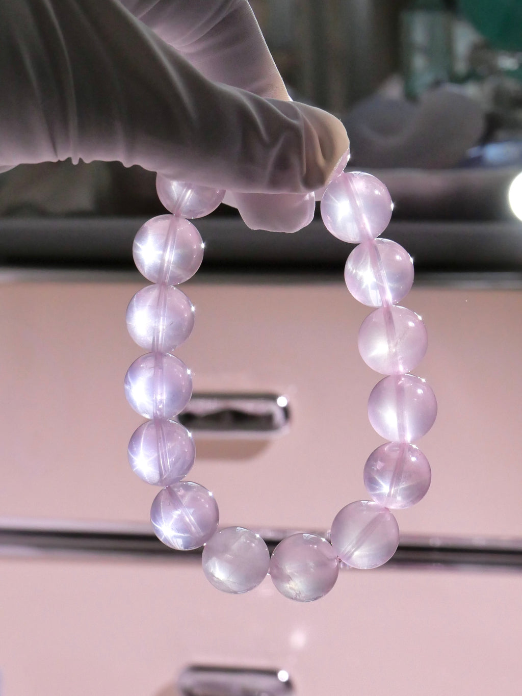 [ 現貨 ] 🇲🇬老礦馬粉晶手串 Natural Rose Quartz Bracelet