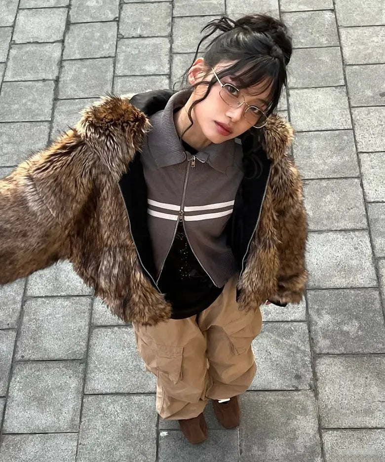 [ Pre-order ] Rockcake Sports 96 Full Zip Cardigan