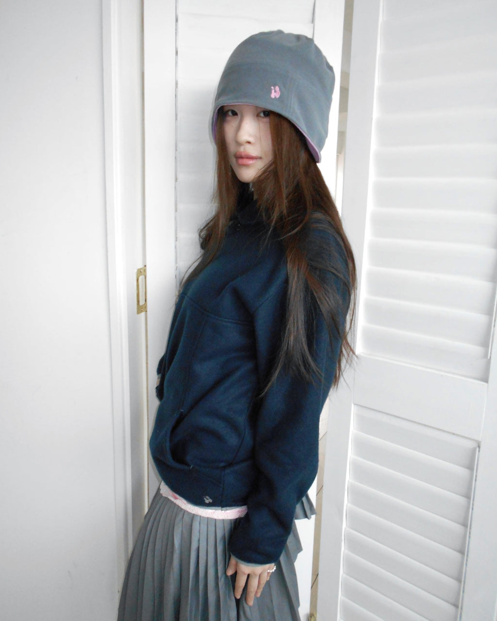 [ Pre-order ] Reversible Fleece Beanie