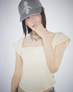 [ Pre-order ] Coyseio Punching Shirring Top