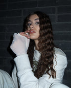 [ 現貨 ] Sculptor Off-Shoulder Cropped Sweatshirt