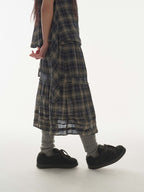 [ Pre-order ] Shirring Mid Skirt