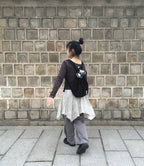 [ Pre-order ] Patchwork String Mini Backpack