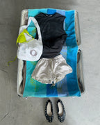 [ 店主推薦 - 現貨 ] ‘O’ Mesh Reversible Tote Bag ( 白色/黃色現貨 )