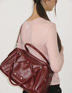 [ Pre-order ] Faux Leather M.O.S Bag