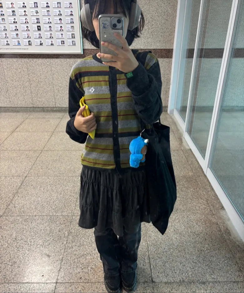 [ 店主推薦 Pre-order ] PWC Jersey Shirrimg Tiered Midi Skirt