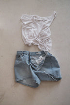 [ Pre-order ] Autumn Made Micro Denim Shorts