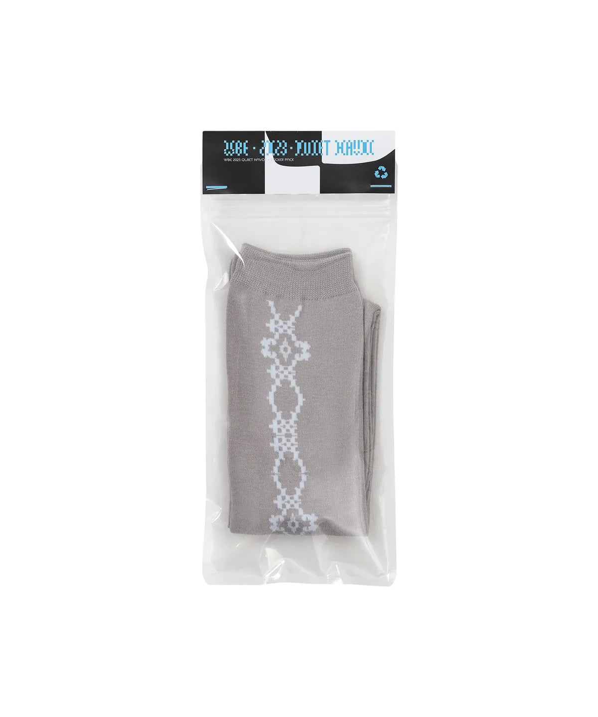 [ Pre-order ] Tattoo Cotton Knee Socks Beige