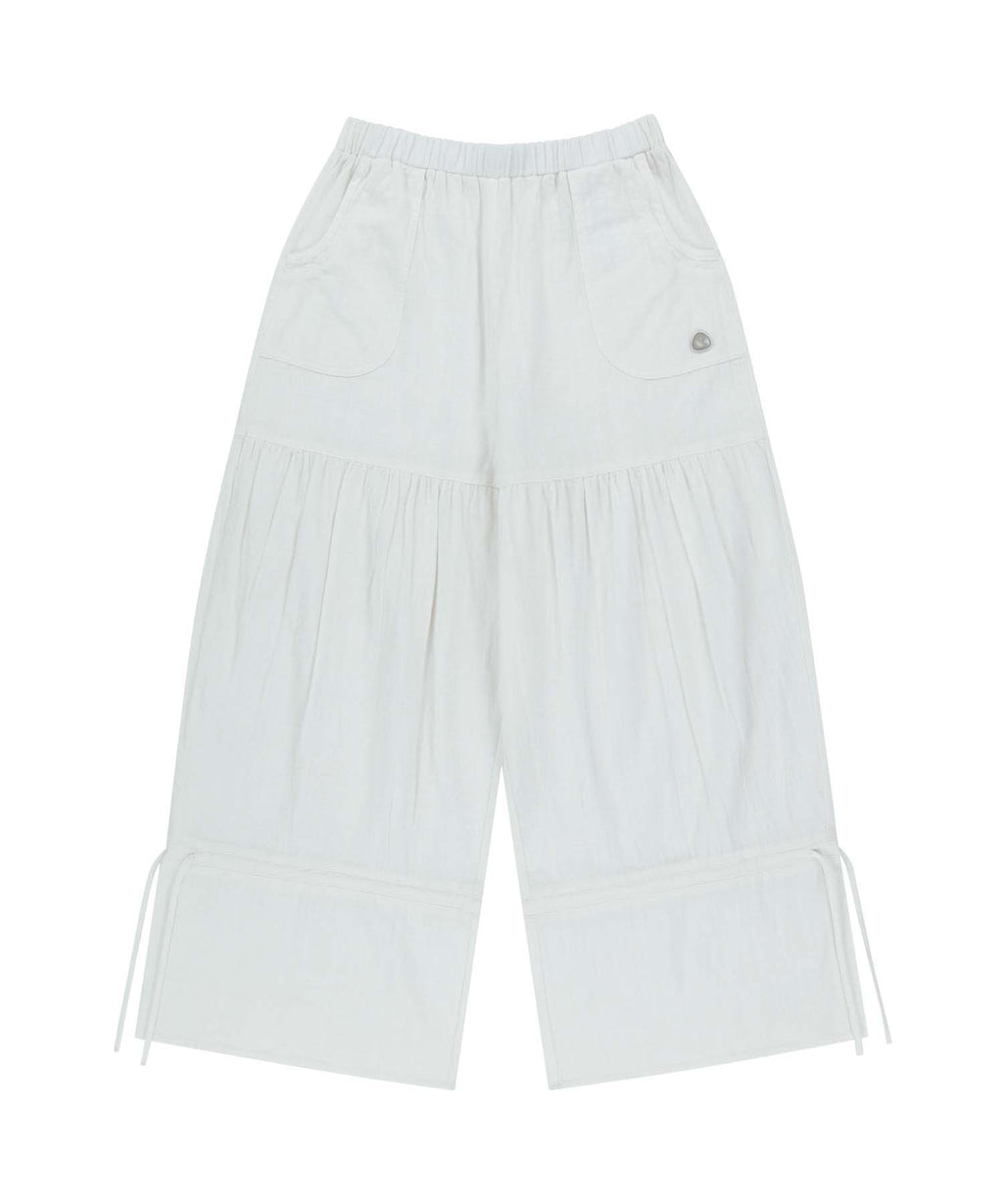 [ Pre-order ] Shirring Rouch Pants